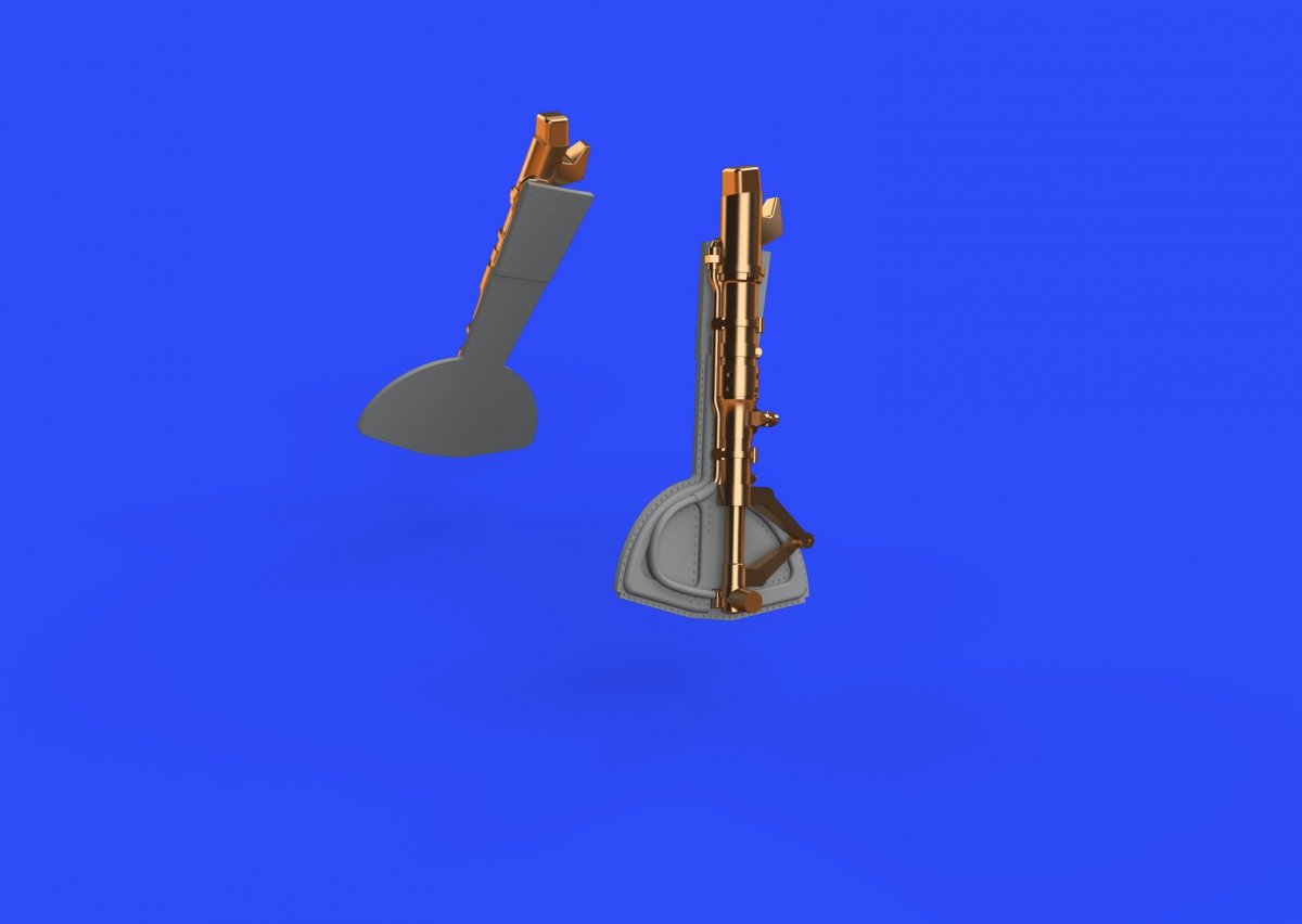 Eduard 648308 Bf 109F undercarriage legs BRONZE EDUARD 1/48
