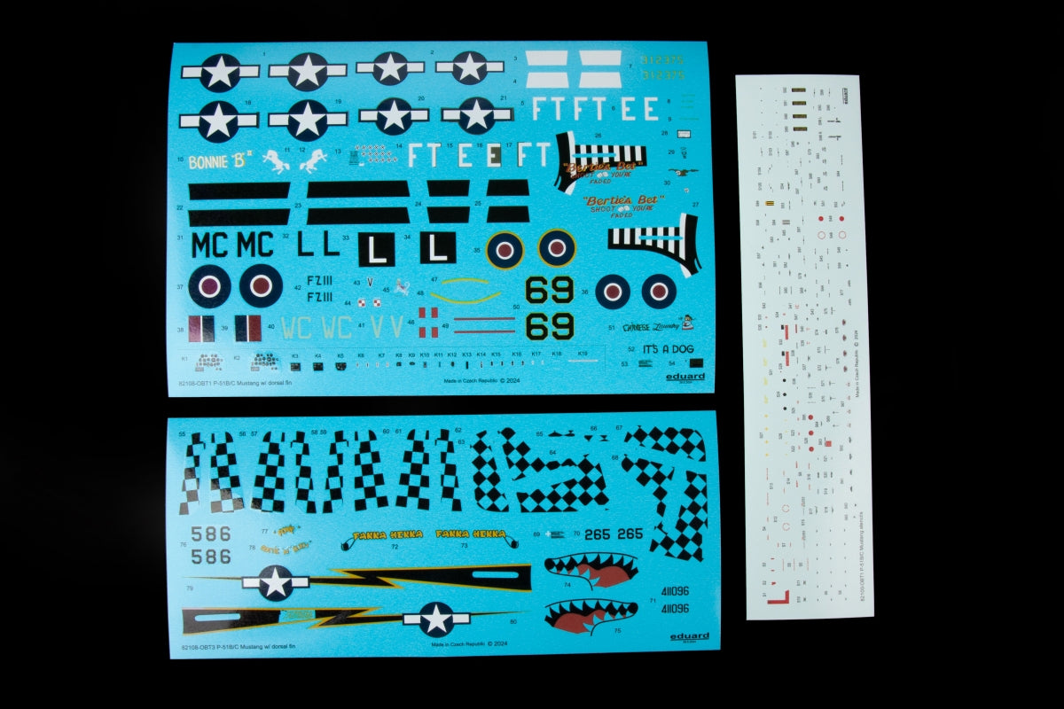 Eduard 82108 P-51B/ C Mustang w/ dorsal fin 1/48 – Bild 5