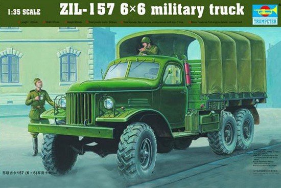 Trumpeter 01001 ZIL-157 6x6 military truck 1/35