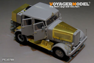 Voiture militaire Hanomag SS100 de la Seconde Guerre mondiale avec transporteur de roquettes V2, modèle Voyager PE35789, pour TAKOM 2110, échelle 1/35 – image 2