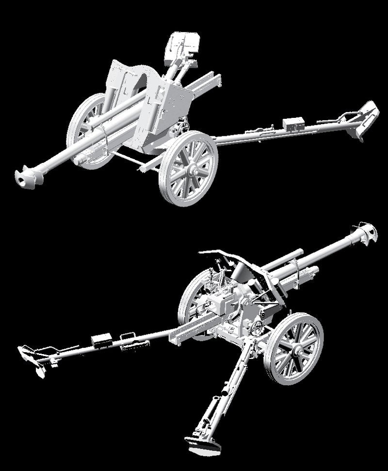 Dragon 6795 10.5cm leFH 18/40 w/Gun Crew 1/35 – immagine 3