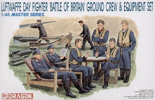 Dragon 5532 Équipe au sol de la Luftwaffe + Équipement (1/48)