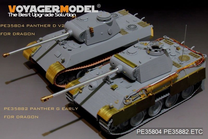 Voyager Model PE35882WWII German Panther G Early ver. Basic For DRAGON 1/35 – imagen 12