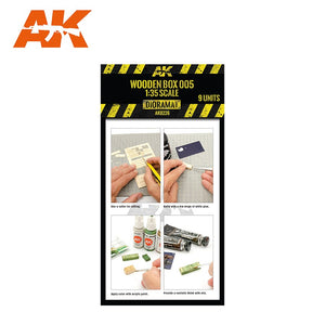 AK Interactive AK8226 LASER CUT WOODEN BOX 005 (9 UNITS) – image 2