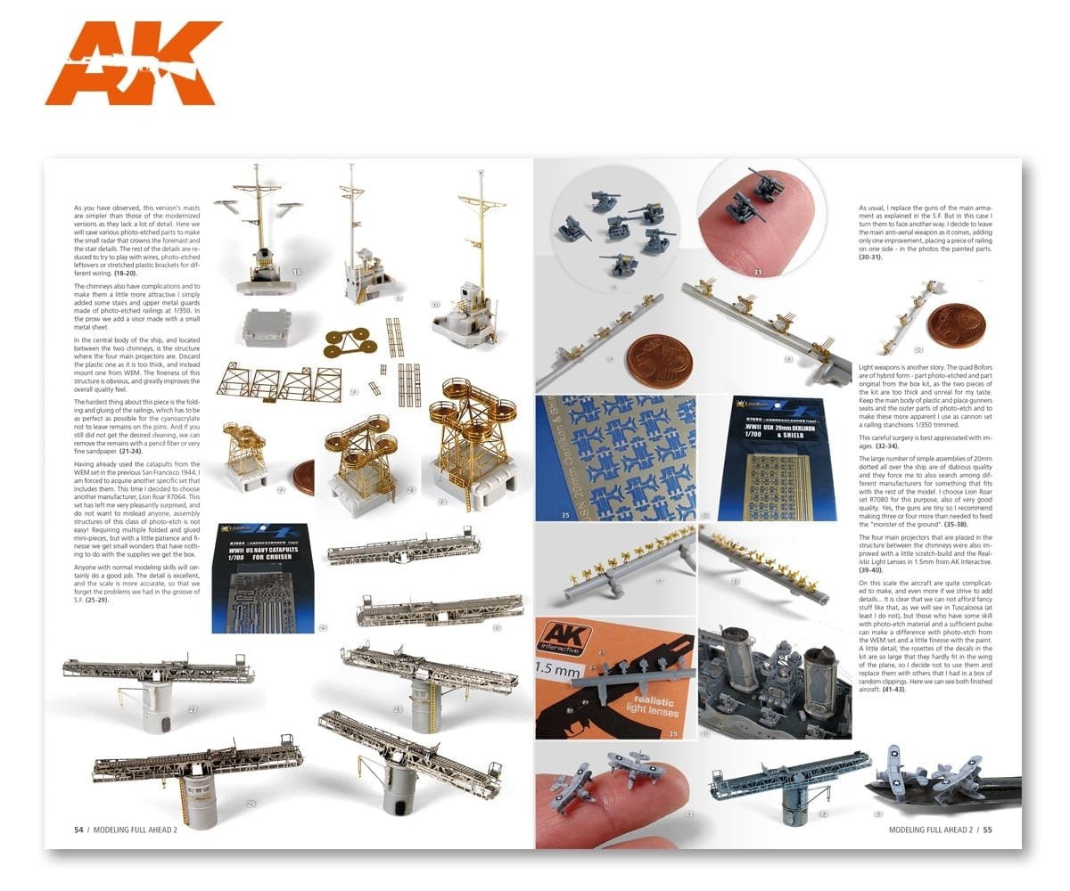 AK Interactive AK895 MODÉLISATION COMPLÈTE DE LA CLASSE NEW ORLEANS 2 (Anglais) – image 3