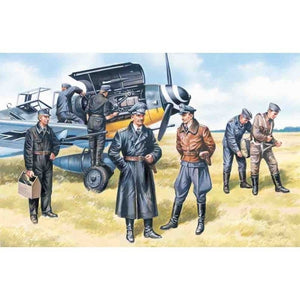 ICM 48082 Pilotes et personnel au sol de la Luftwaffe pendant la Seconde Guerre mondiale 39-45 (1/48)