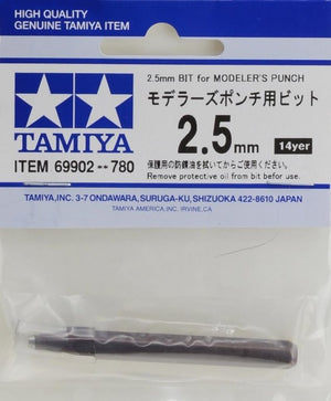 Tamiya 69902 Wybijak otworów (Modeler&amp;#39;s Punch Bit) - 2,5mm – imagen 2