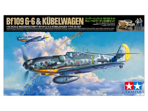 Tamiya 25204 Messerschmitt Bf109 G-6 &amp;amp; Kübelwagen Type 82 Set 1/48 – imagen 2
