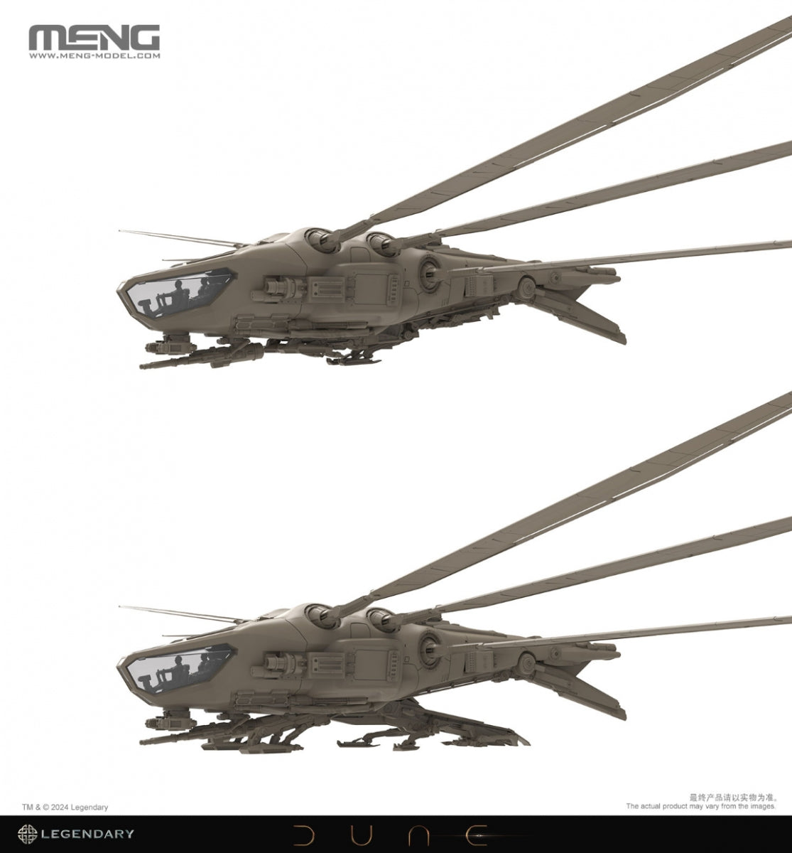 Meng Model DS-009 Harkonnen Ornithopter 1/72 – immagine 11