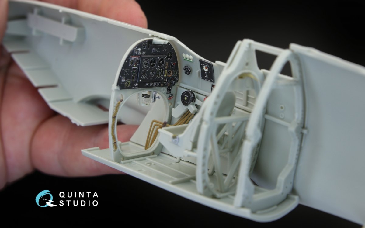 Quinta Studio QD32043 Spitfire Mk. II 3D-Printed &amp;amp; coloured Interior on decal paper (for Revell kit) 1/32 – imagen 10