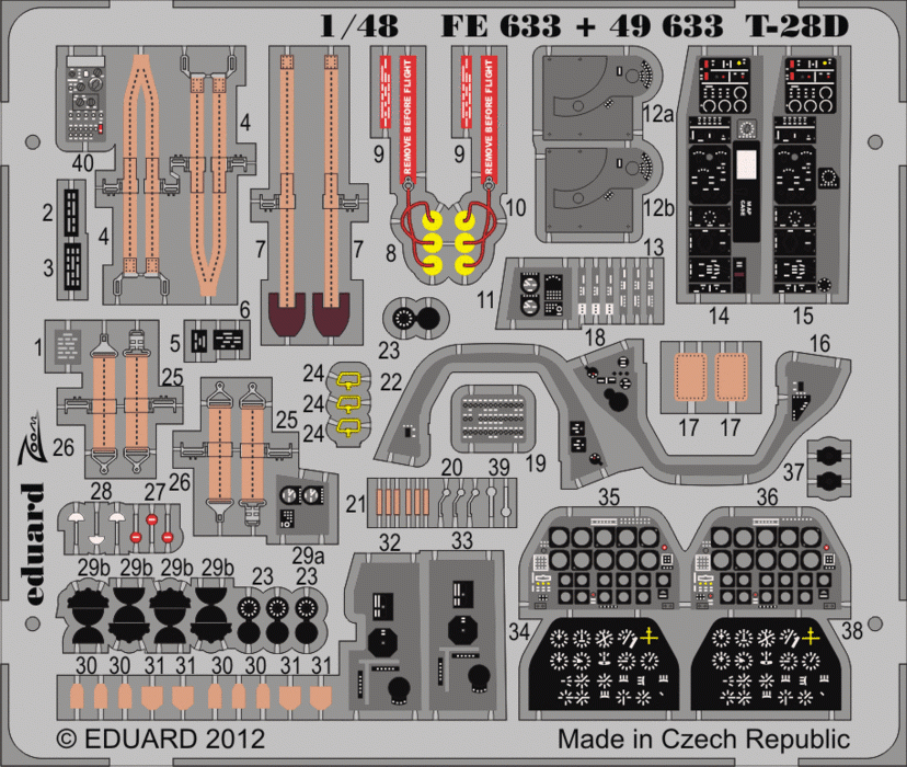 Eduard 49633 T-28D S. A. 1/48 RODEN – Bild 3