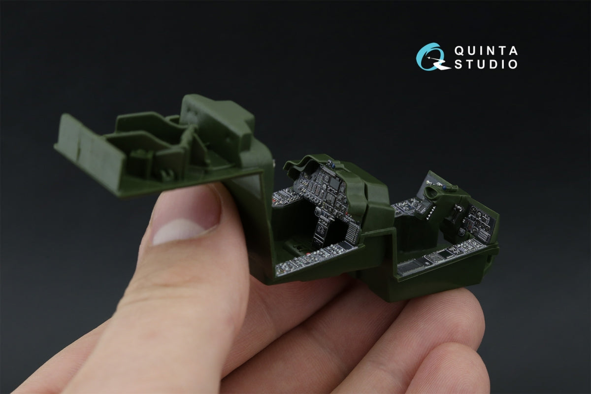 Quinta Studio QDS-48572 AH-64A 3D-Printed &amp;amp; coloured Interior on decal paper (Academy/Modelist) (small version) 1/48 – imagen 8