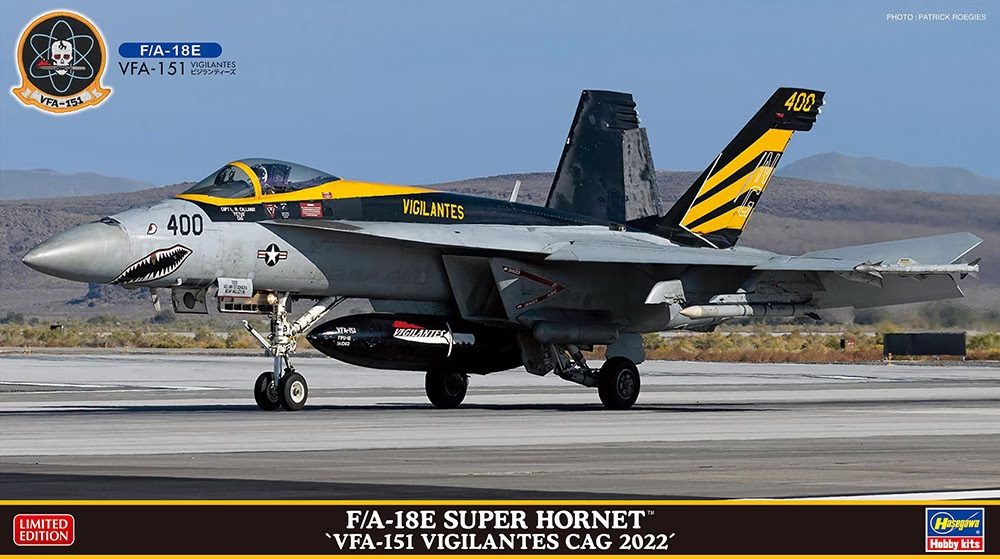 Hasegawa 02450 F/A-18E Super Hornet &amp;quot;VFA-151 Vigilantes CAG 2022&amp;quot; 1/72