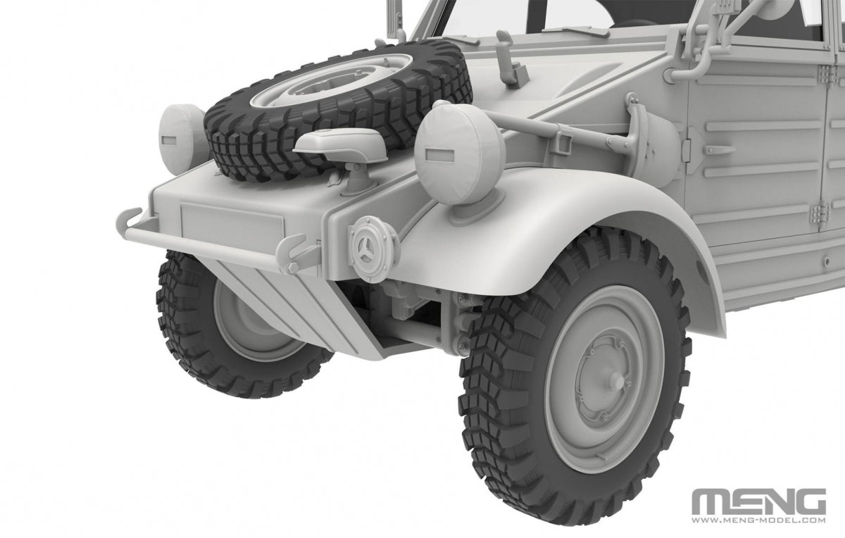 Meng Model VS-016 German Pkw.K1 Kubelwagen Type 82 (Eastern Front) 1/35 – imagen 12
