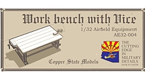 Établi Copper State Models AE32-004 avec étau 1/32