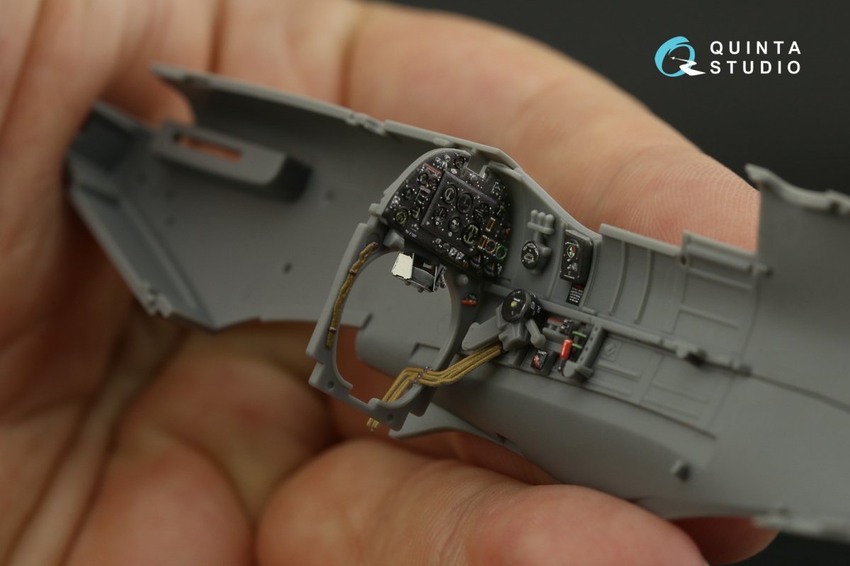 Quinta Studio QD48134 Spitfire Mk.I 3D-Printed &amp;amp; coloured Interior on decal paper (Tamiya) 1/48 – Bild 7