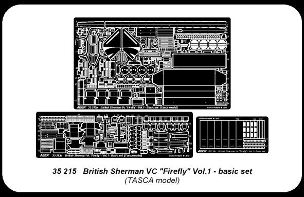 Aber 35215 British Sherman Vc Firefly - vol. 1 - basic set 1/35 – immagine 5