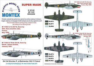 Montex K32142 Bf 110C 1/32