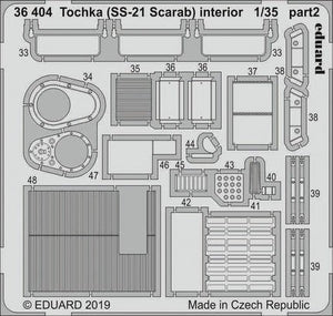 Eduard 36404 Tochka (SS-21 Scarab) interior 1/35 HOBBY BOSS – imagen 2