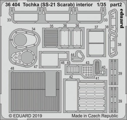 Eduard 36404 Tochka (SS-21 Scarab) interior 1/35 HOBBY BOSS – imagen 2