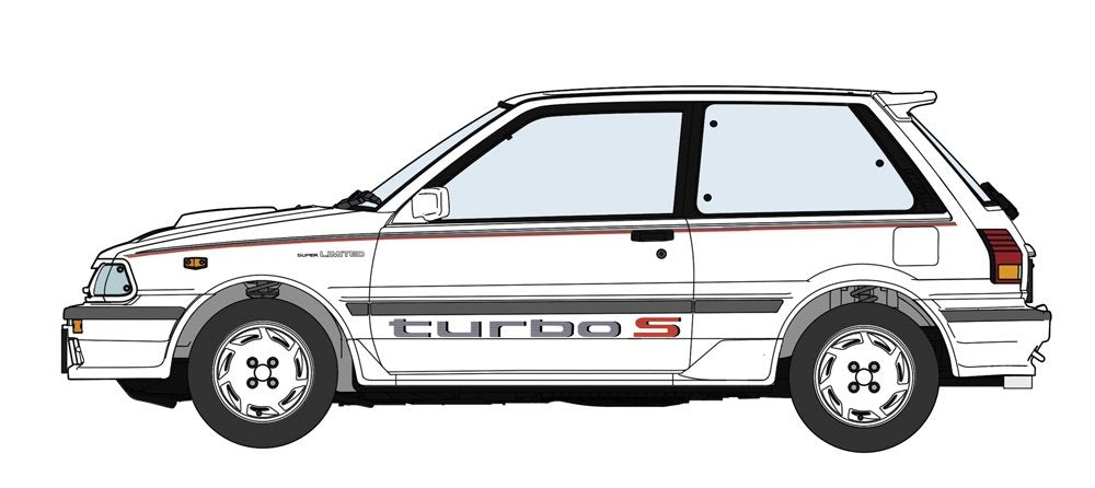 Hasegawa 20508 Toyota Starlet EP71 Turbo S (3-door) Medium-term Super Limited 1/24 – immagine 3