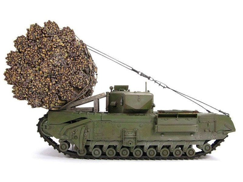 AFV Club 35288 CHURCHILL MK IV AVRE W FASCINE CARRIER FRAME 1/35 – image 4