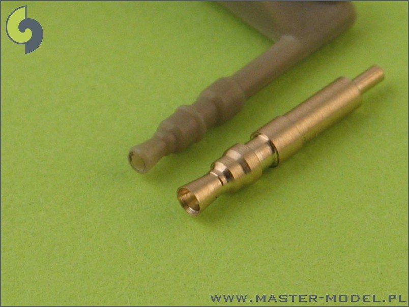 Master AM-32-005 Bf 109 E3 - E9, T armament set (MG 17 tips, MG FF barrels) 1/32 – imagen 2