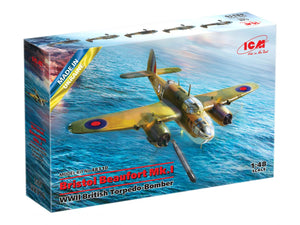 ICM 48310 Bristol Beaufort Mk.I WWII British torpedo bomber 1/48 – imagen 2