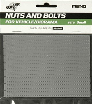 Ensemble de boulons et écrous Meng SPS-007 B petit (1/35)
