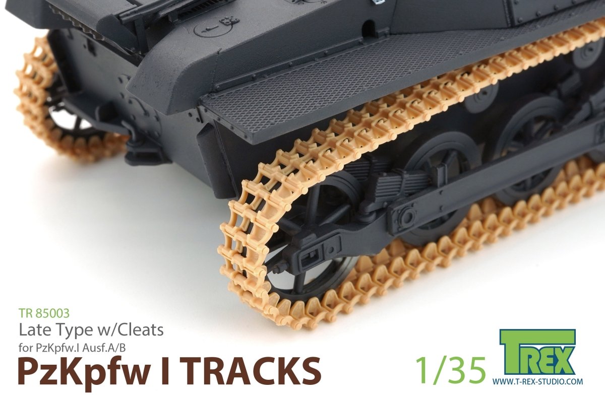 T-Rex Studio TR85003 PzKpfw I Tracks Late Type w/Cleats for Ausf.A/B 1/35 – imagen 4