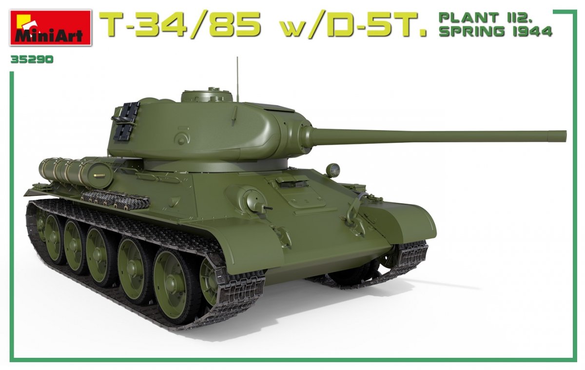 Miniart 35290 T-34/85 w/D-5T. PLANT 112. SPRING 1944. INTERIOR KIT 1/35 – Bild 3