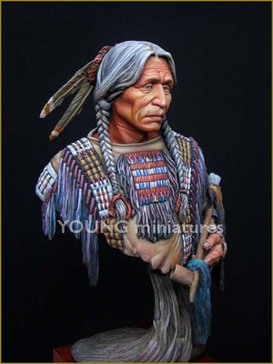Figurine miniature Young Miniatures YH1818 Indien Sioux 1/10 – image 3