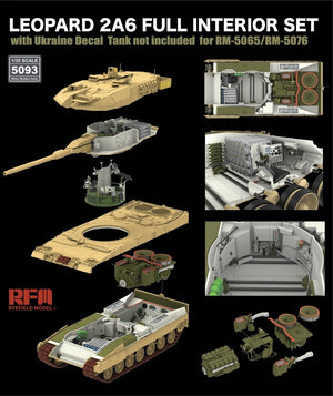 Rye Field Model 5093 LEOPARD 2A6 FULL INTERIOR SET 1/35 – image 3