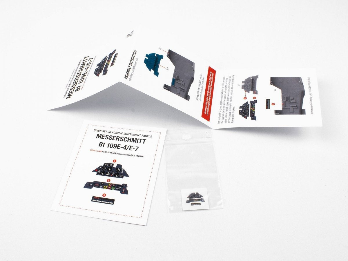 Red Fox Studio QS-48105 Messerschmitt Bf 109E-4/7 1/48 – immagine 3