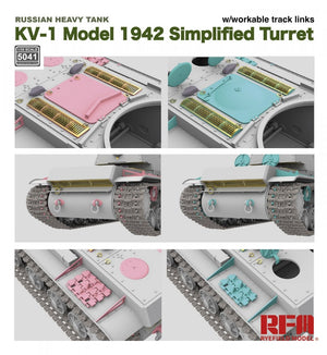 Maquette Rye Field 5041 KV-1 Modèle 1942 Tourelle simplifiée 1/35 – image 5