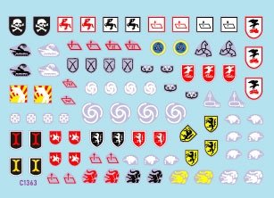 Star Decals 35-C1363 StuG-Abt 5 Insignes génériques et marquages ​​d&amp;#39;unité pour les unités Sturmgeschutz 1/35 – image 2