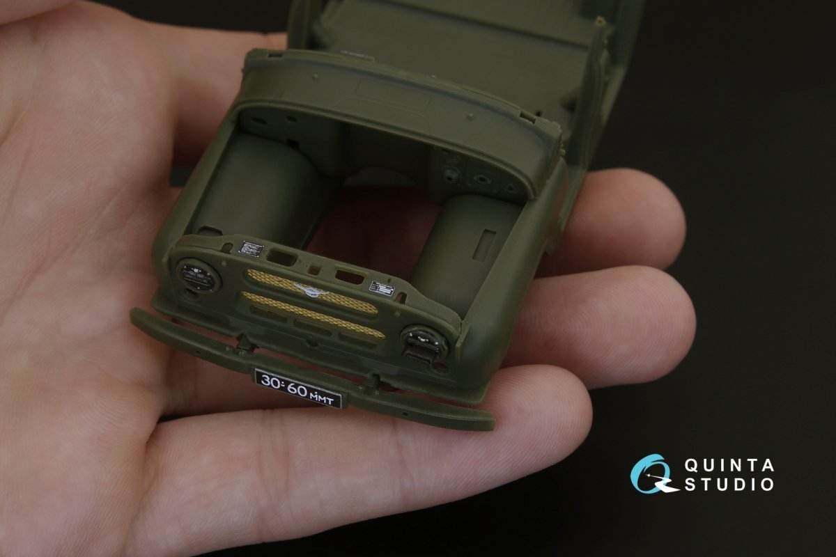 Quinta Studio QD35010 UAZ 469 3D-Printed &amp;amp; coloured Interior on decal paper (for Trumpeter kit) 1/35 – imagen 5