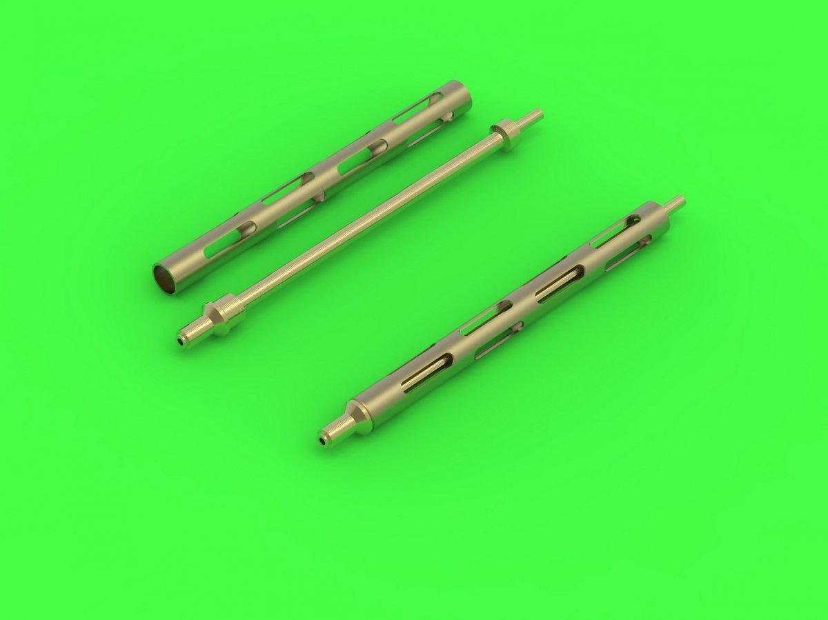 Master AM-48-160 PZL P.11c - detail set - wz. 33 rifle barrels, sights and Venturi nozzle 1/48 – image 2