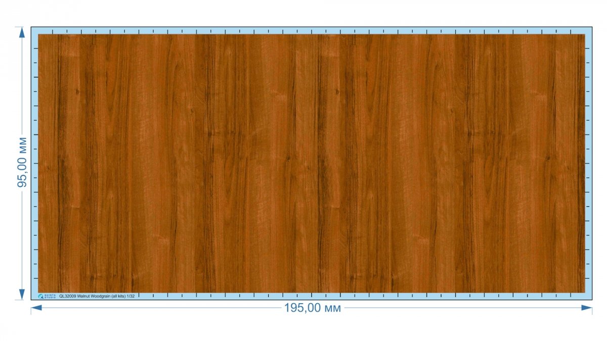 Quinta Studio QL32009 Walnut Woodgrain (all kits) 1/32 – imagen 3