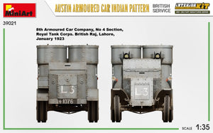 Miniart 39021 Voiture blindée Austin, modèle indien. Service britannique. Maquette intérieure 1/35 – image 15