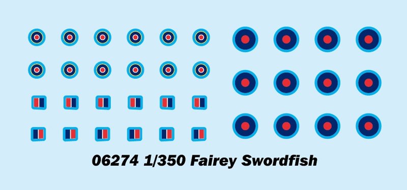 Trumpeter 06274 Fairey Swordfish (6 pièces) (1/350) – image 4