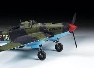 Zvezda 4826 Soviet two-seat attack aircraft IL-2 shturmovik (mod.1943) 1/48 – zdjęcie 7