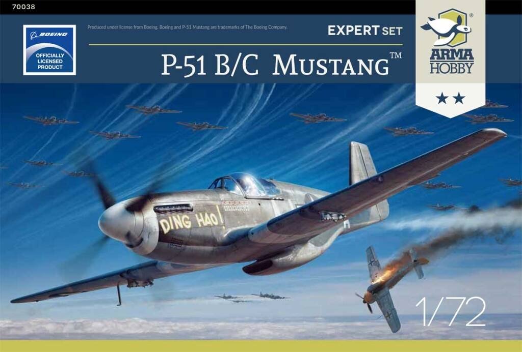 Arma Hobby 70038 P-51 B/C Mustang™ Expert Set 1/72 – immagine 2