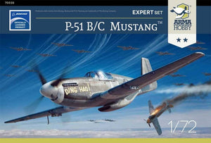 Arma Hobby 70038 P-51 B/C Mustang™ Expert Set 1/72 – immagine 2
