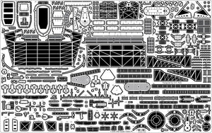 Pontos 35004F1 USS CV-10 Yorktown 1944 Detail Up Set 1/350 – zdjęcie 12