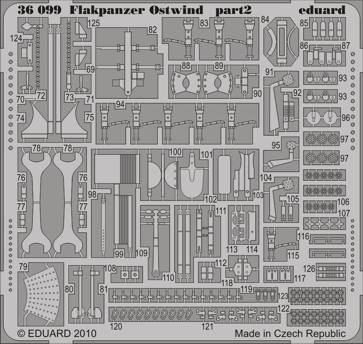 Eduard 36099 Flakpanzer Ostwind 1/35 Dragon
