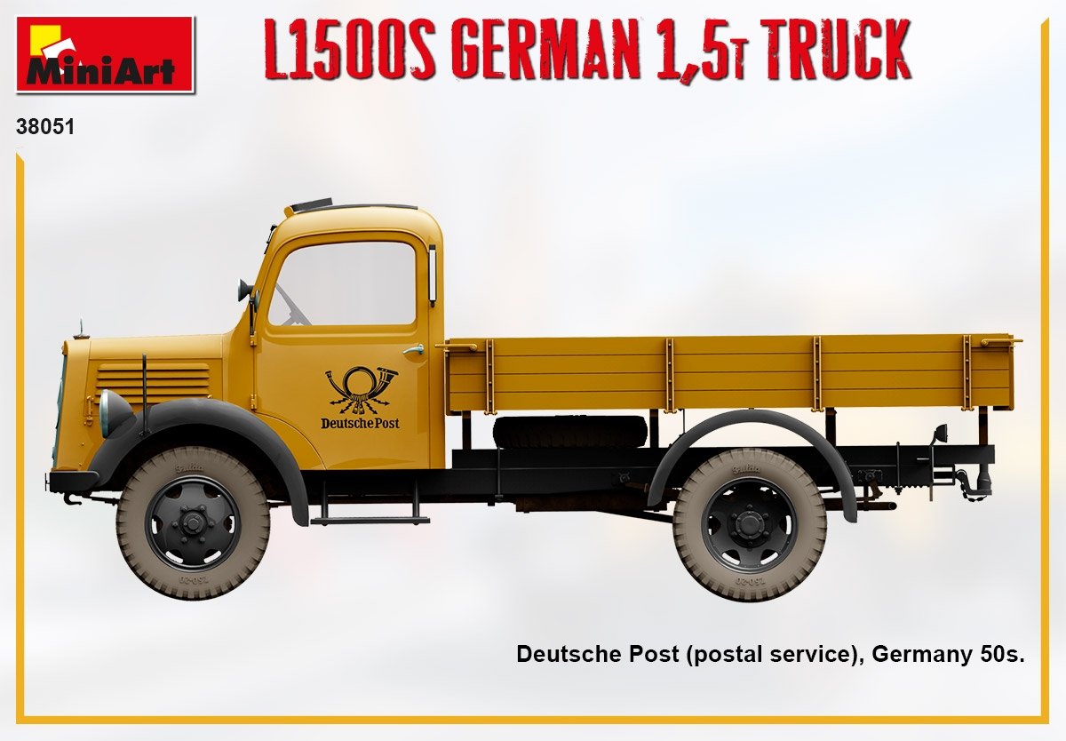 MiniArt 38051 L1500S CAMION ALLEMAND 1.5T 1/35  – image 4