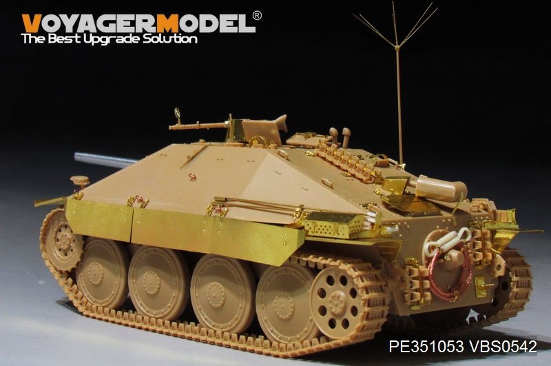 Voyager Model PE351053B WWII German Sd.Kfz.138/2 Hetzer Tank Destroyer Late Version (B ver include Gun Barrel) For ACADMY 13230/13277 1/35 – immagine 6