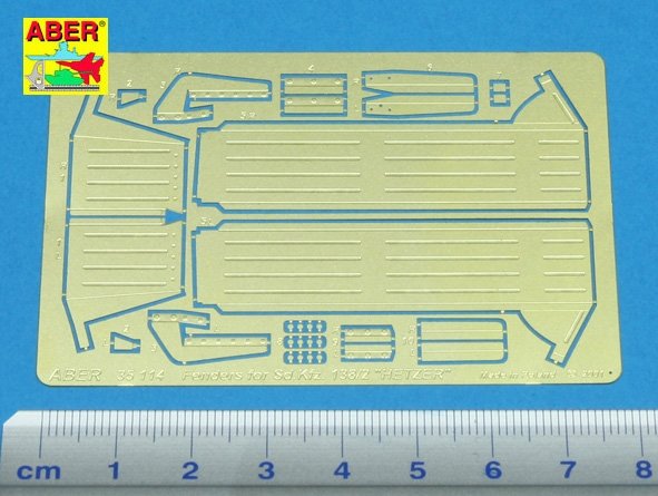 Aber 35114 Błotniki do Sd.Kfz. 138/2 Hetzer do wszystkich wersji (DRA) 1/35 – imagen 2
