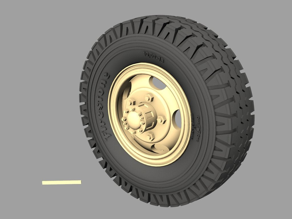 Panzer Art RE35-334 Marmon-Herrington road wheels (Firestone) 1/35 – imagen 2